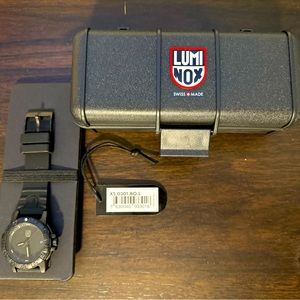 LUMINOX SEA TURTLE 39MM BLACKOUT NWT